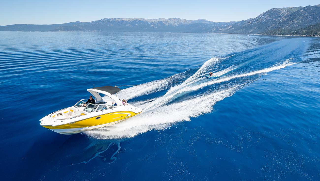 Travel Tahoe : Lake Tahoe Activates : Craft Your Tahoe Escape - Private Boat Tour Charter Tubing