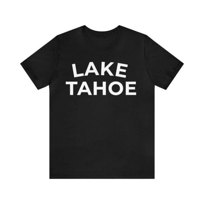 Lake Tahoe Short Sleeve Tee Black