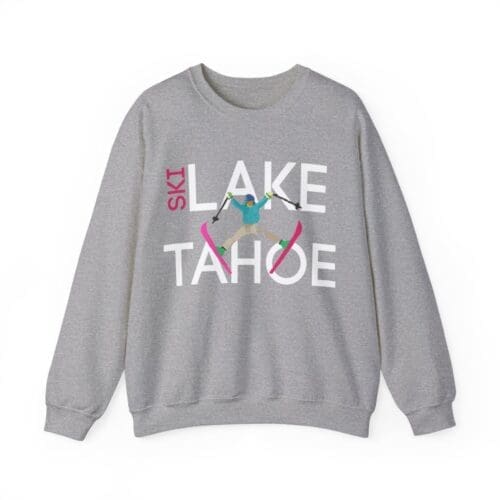 Ski Lake Tahoe Crewneck Sweatshirt