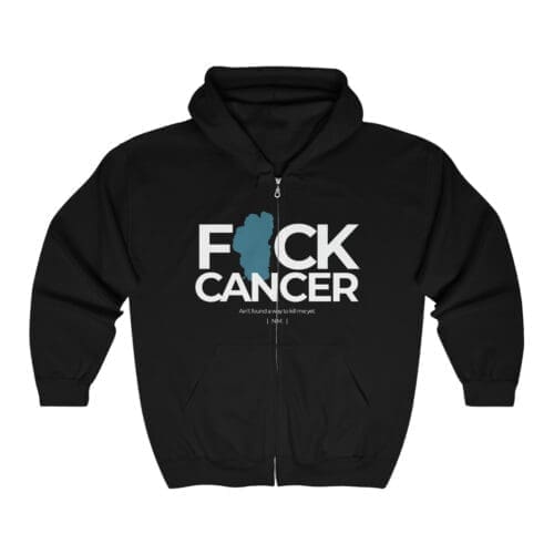 F Cancer | Unisex Zip Hooded Sweatshirt