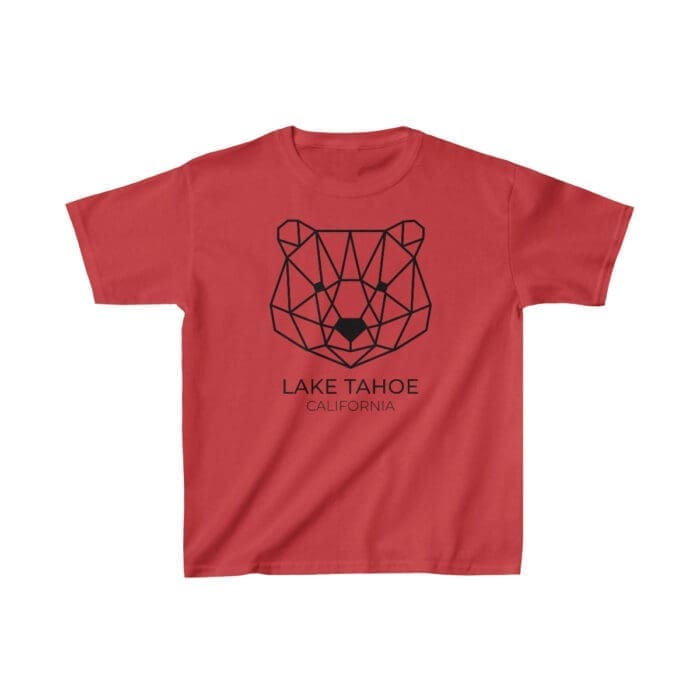 Lake Tahoe Geometric Bear Kids Tee T-shirt