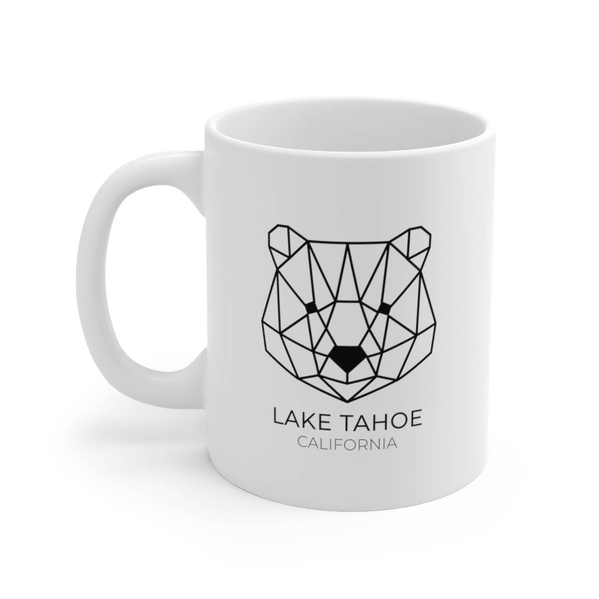 Lake Tahoe Geometric Bear Coffee Mug