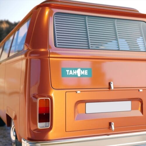 Tahome Lake Tahoe Bumper Sticker VW Bus