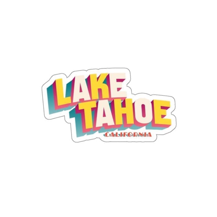 Lake Tahoe Retro Sticker