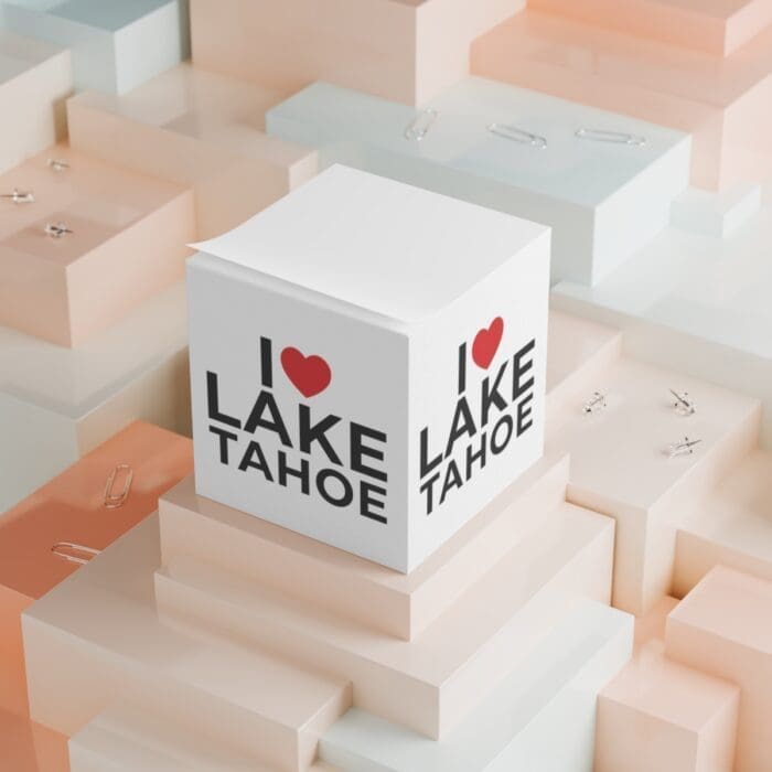 I Love Lake Tahoe Note Cube