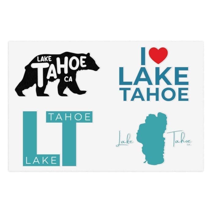Lake Tahoe Sticker Sheet