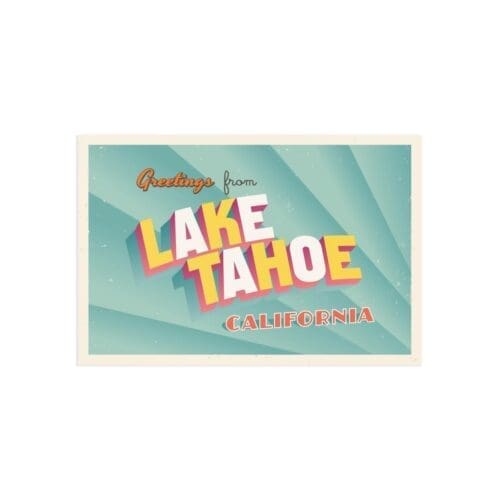 Greetings From Lake Tahoe Postcard