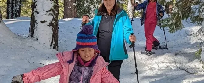 Lake Tahoe Family Snowshoe Tour Hike