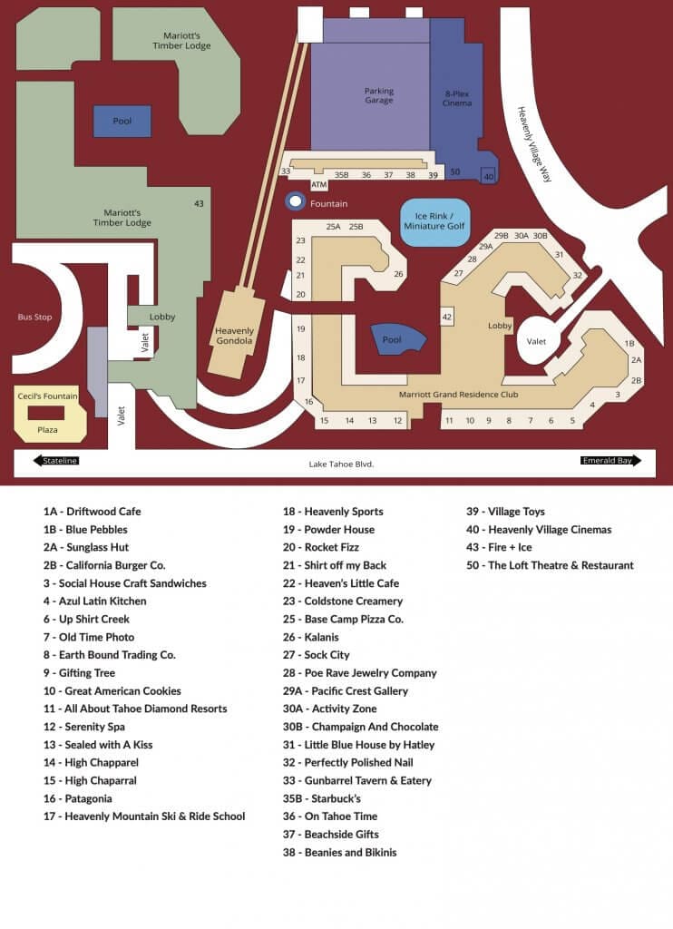 Heavenly Village Map Heavenly Village Map