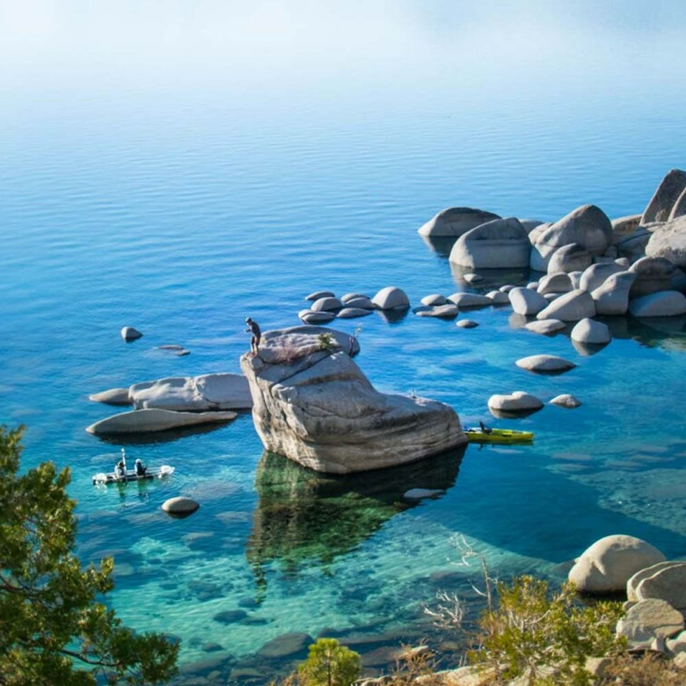 Lake Tahoe Beach Guide Bonsai Rock