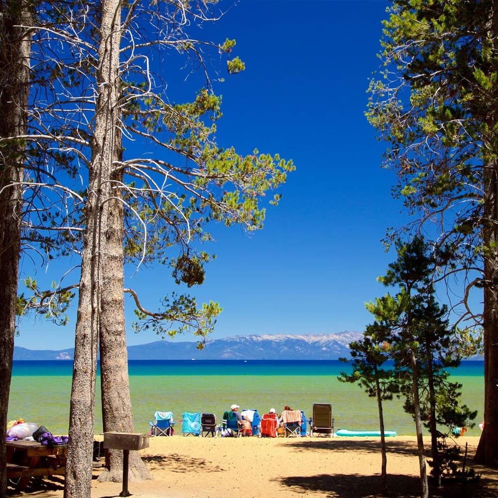 Lake Tahoe Beach Guide Location Pope