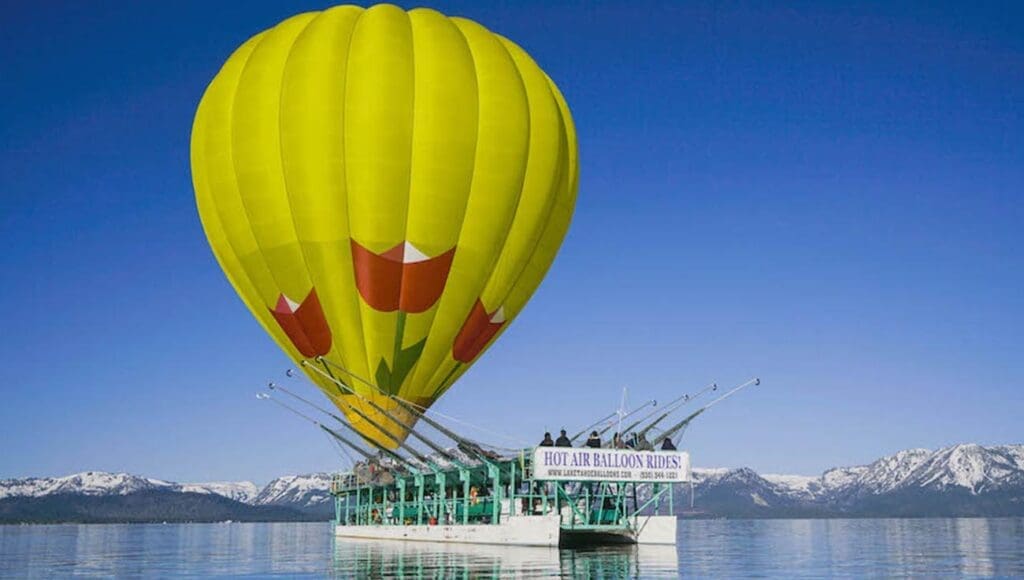 Hot Air Balloon Rides Over Lake Tahoe
